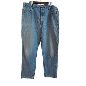 Vintage Levi’s 545 Loose Fit Jeans Men’s 42x34 Light Wash Denim Made in Mexico